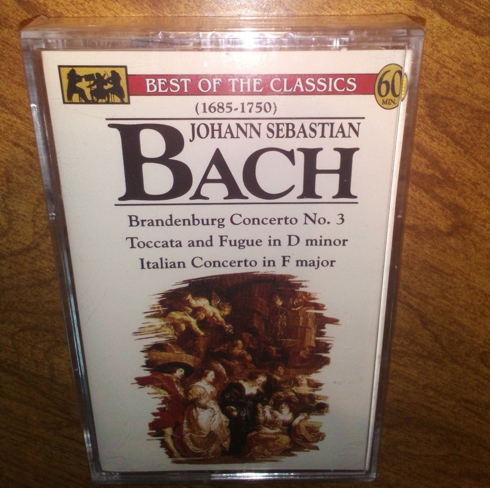Johann Sebastian Bach Best Of The Classics 1993 Madacy Music Cassette Sealed